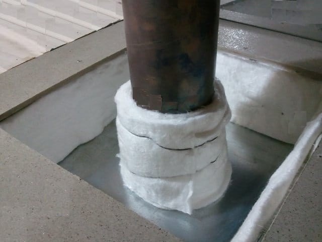 cheminée en amiante-ciment