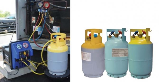 Cylindres de collecte du fréon: caractéristiques techniques, appareil, domaines d'utilisation