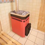 Poêle de sauna Rus 9 avec un chauffage ouvert