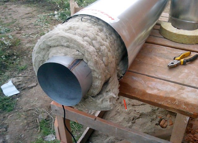 comment isoler un tuyau de cheminée en métal