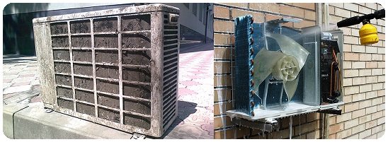 Nettoyage de l'échangeur de chaleur du climatiseur