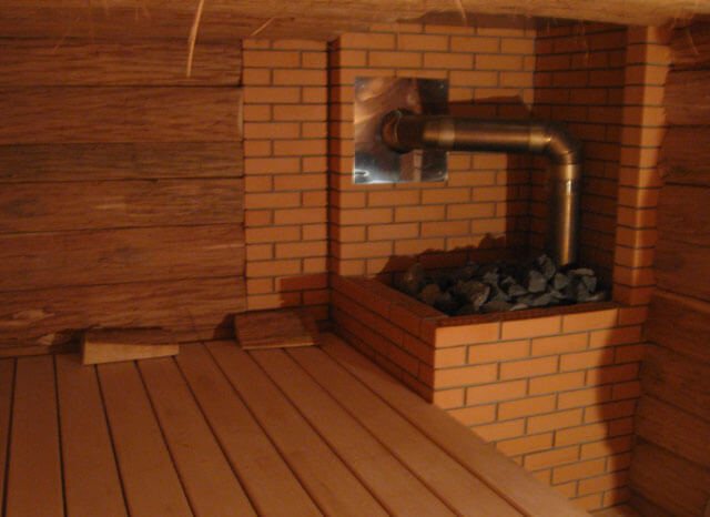 støbejerns saunaovn med lukket varmelegeme