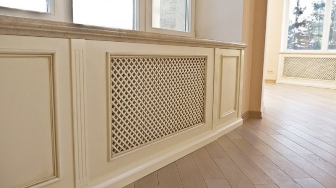 grilles décoratives pour radiateurs de chauffage (passe-partout)