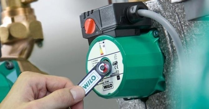 How to connect a wilo circulation pump