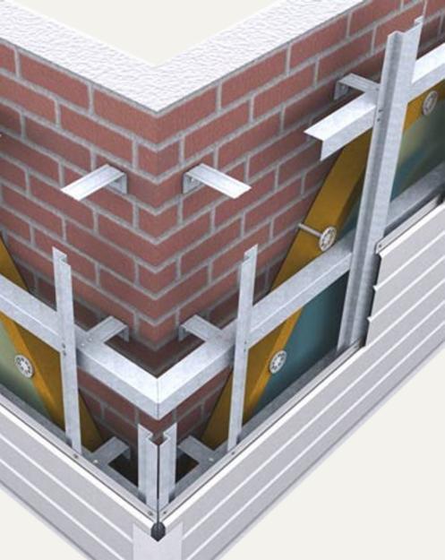 Comment faire une sous-structure d'une façade ventilée