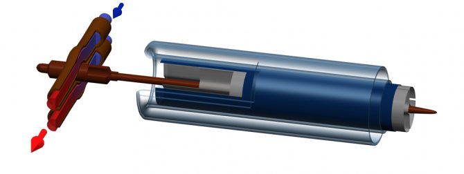 Caloduc coaxial à tube sous vide avec collecteur à 2 tubes