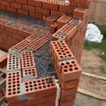Maçonnerie de puits de murs de briques - technique d'arrangement