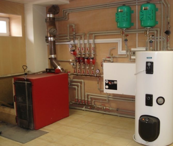 radiadores de sistema de aquecimento combinado e aquecimento