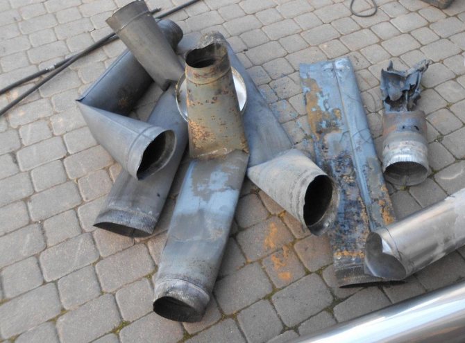 Corrosion du tuyau de cheminée galvanisé