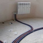 Système de chauffage par rayonnement d'une maison privée