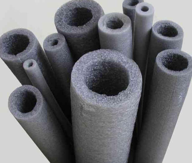 material para aislamiento térmico de tuberías de calefacción