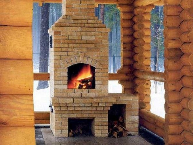 Mini cheminée en briques de four en argile réfractaire