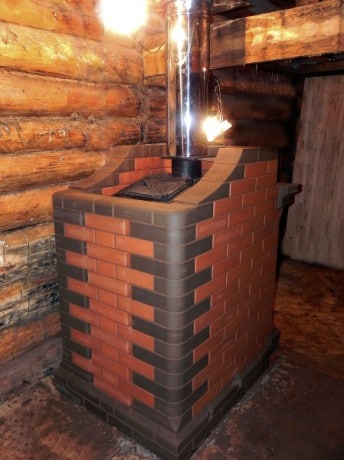 revêtement de poêle pour sauna