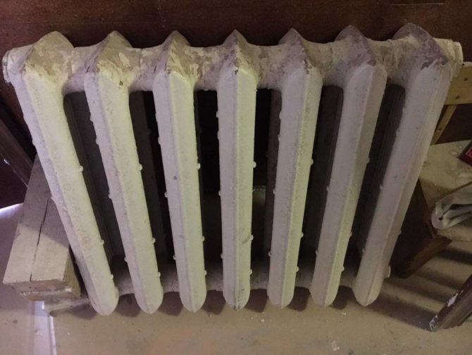 nettoyage des radiateurs de chauffage en fonte