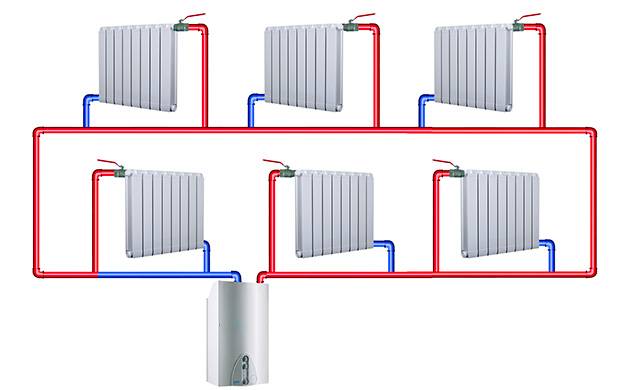 Ettrørs- og to-rørs oppvarmingssystem: som er bedre, fordeler og ulemper, hva du skal velge, foto- og videoeksempler