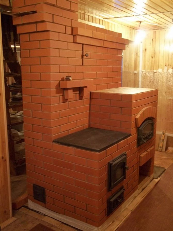 Oppvarming og kokeovner laget av mursteinprosjekter
