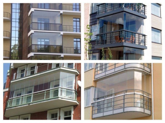 Panoramische beglazing van een balkon: soorten en kenmerken van technologie