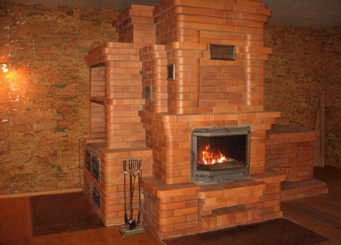 Fireplace stove on its own