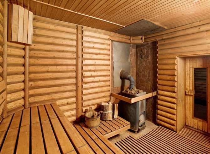 poêle de sauna