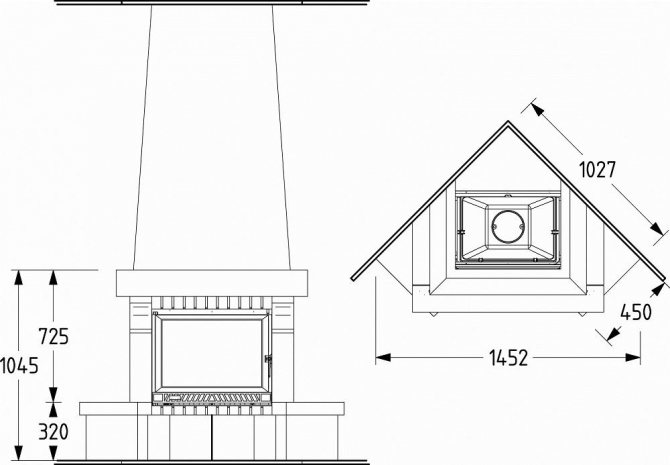 Avant de procéder à la construction d'une cheminée, il convient de compléter son dessin sur papier, en indiquant les dimensions de tous les éléments