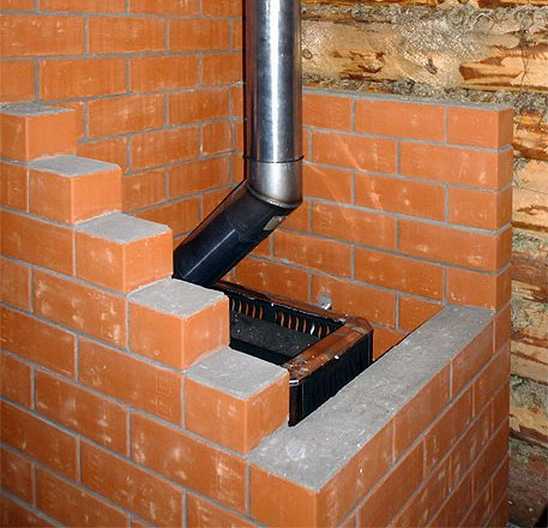 Portail de bricolage pour un poêle de sauna en brique: instructions de fabrication