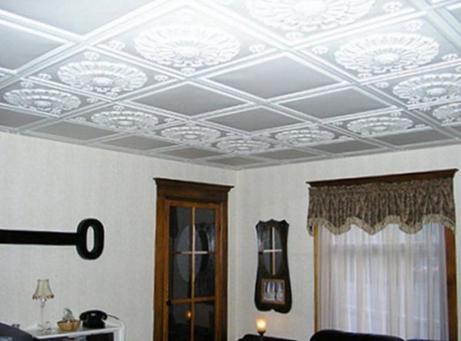 dalle de plafond en polystyrène expansé photo 9