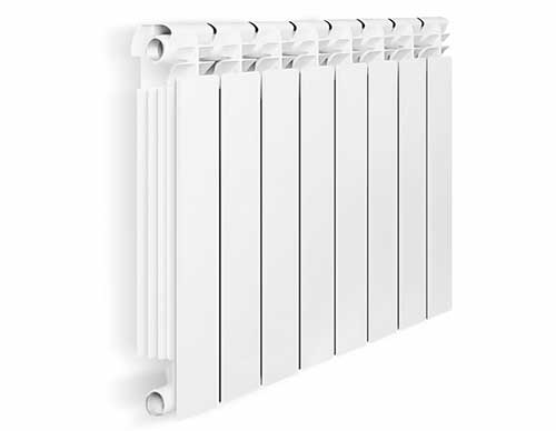 verwarming radiatoren hoeveel kW 1 sectie