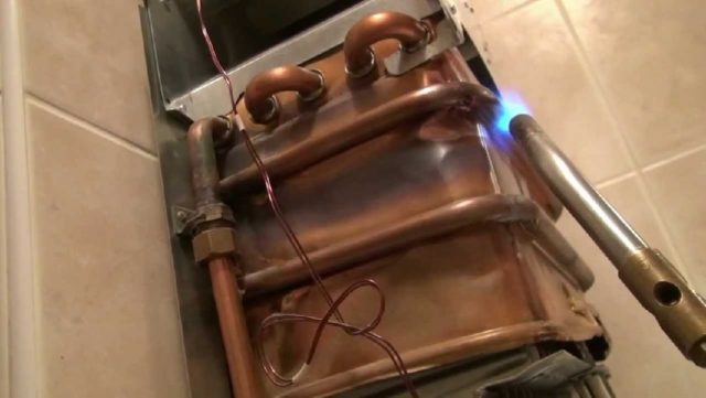 Conserto DIY de aquecedores de água a gás