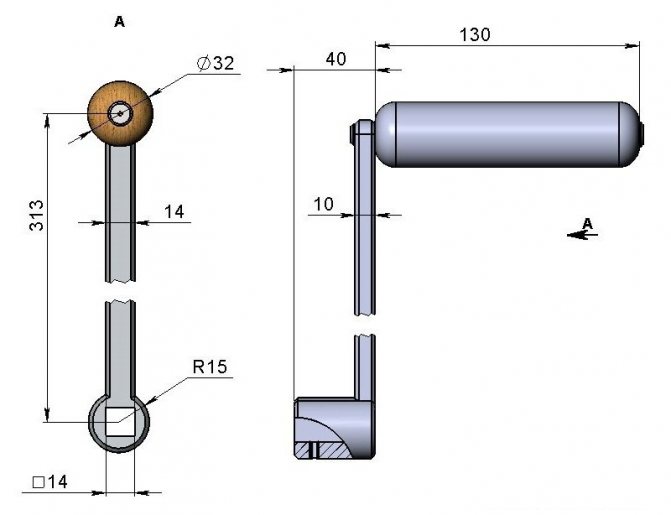 Etapa 4: fazer a alavanca do pivô do rolo de acionamento central