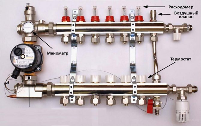 diagrama de cableado de calefacción por suelo radiante