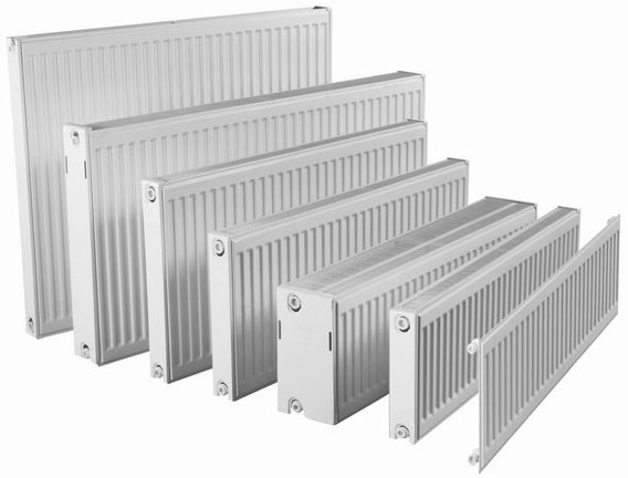 Les radiateurs en acier Prado sont disponibles en panneaux rectangulaires de différentes tailles