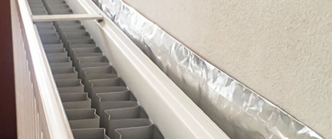 Polyethylene foam heat-reflecting shield