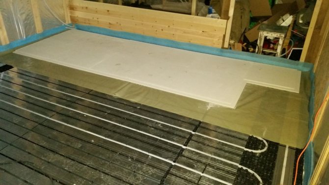 Warmteverdeelplaten voor water-vloerverwarming