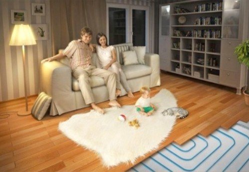 teplá podlaha poskytuje maximálne pohodlie