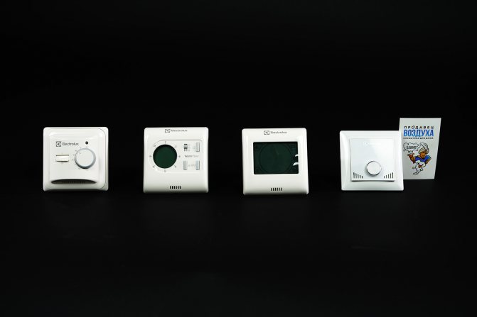 Thermostats de plancher chauffant électrique Electrolux
