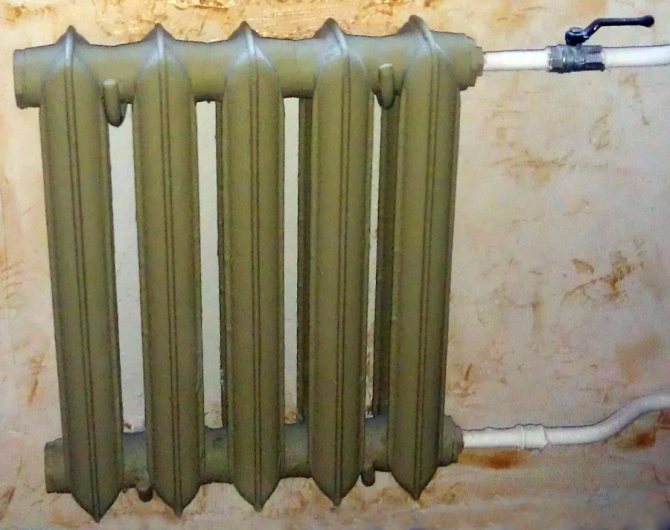 instalação de radiadores de aquecimento de ferro fundido