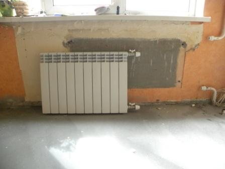 Installation du radiateur
