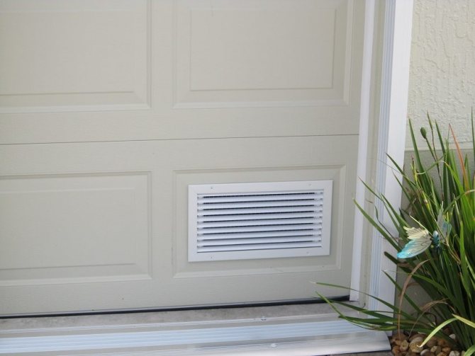 Grilles de ventilation dans les portes - une solution simple au problème de l'accès à l'air frais au garage