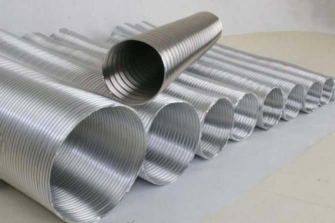 Types de tuyaux pour cheminées et conduits d'air