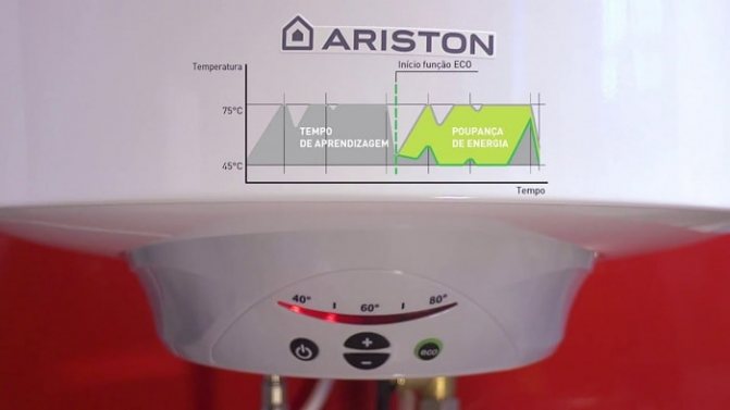 Încălzitor de apă Ariston control