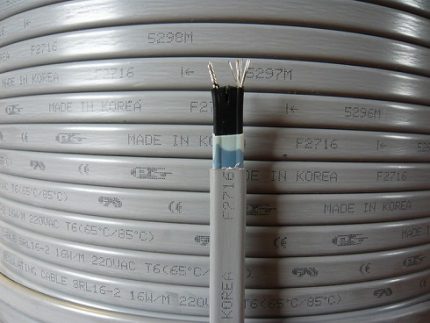 Selectarea cablului de încălzire