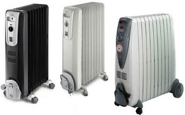selection of heating devices